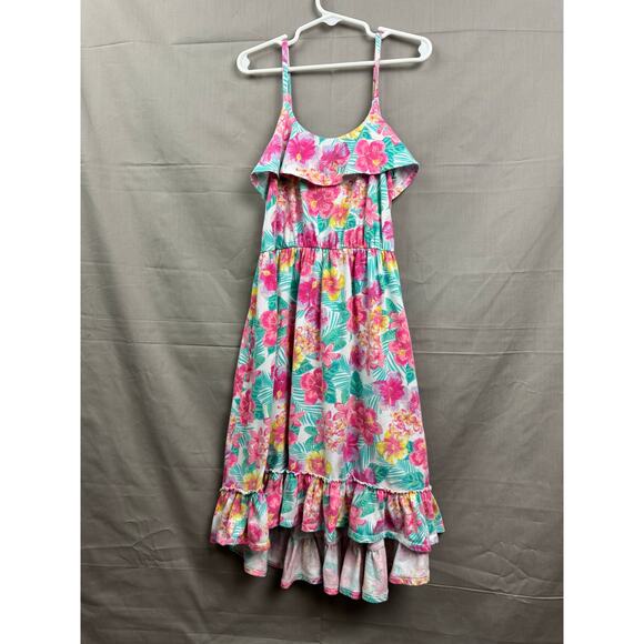 The Children's Place Girls Sleeveless Floral Hi-Low Maxi Dress, Size M (7/8) - Picture 5 of 5
